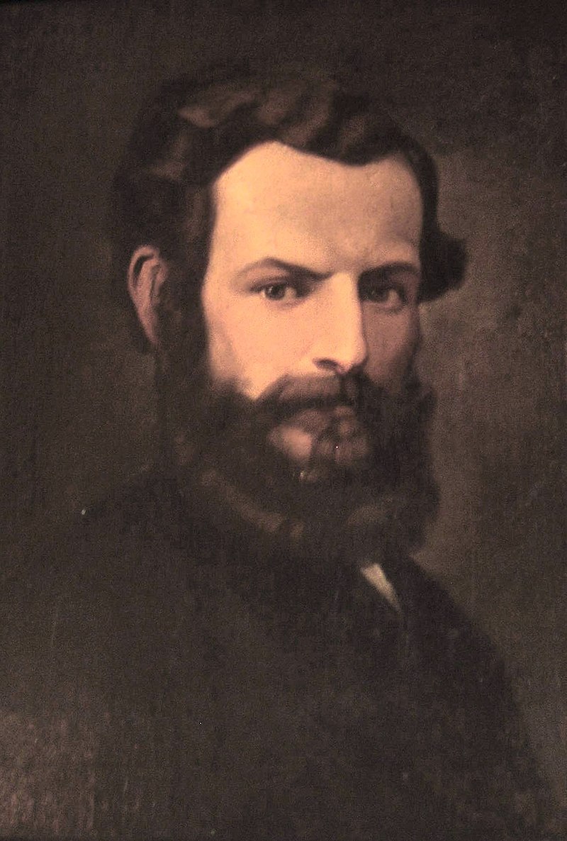 Rafał Krajewski (1834-1864), wychowanek gimnazjum w Łomży, jeden z najbliższych współpracowników Romualda Traugutta, stracony na stokach Cytadeli Warszawskiej Źródło: Wikipedia.pl