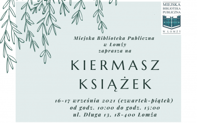 Kiermasz książek 16-17 września