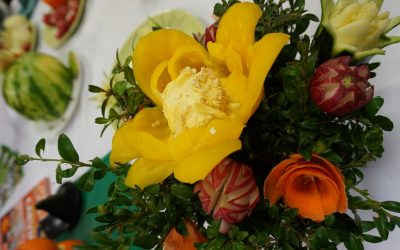 Dekoracje carvingowe potraw i stołów – spotkanie w Filii nr 1