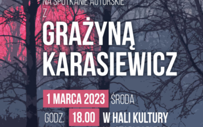 Filmowe zaproszenie na spotkanie autorskie z Grażyną Karasiewicz