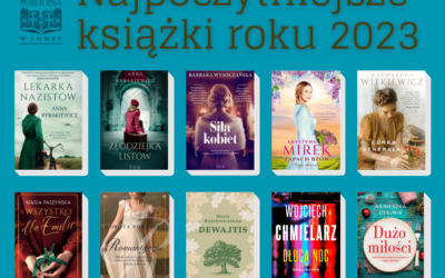 Ranking najczęściej wypożyczanych książek 2023 – beletrystyka