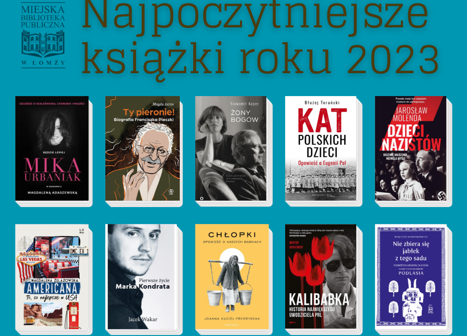 Ranking najczęściej wypożyczanych książek 2023 – literatura niebeletrystyczna