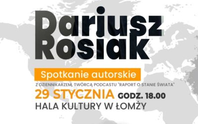 Dariusz Rosiak – spotkanie autorskie 29 stycznia
