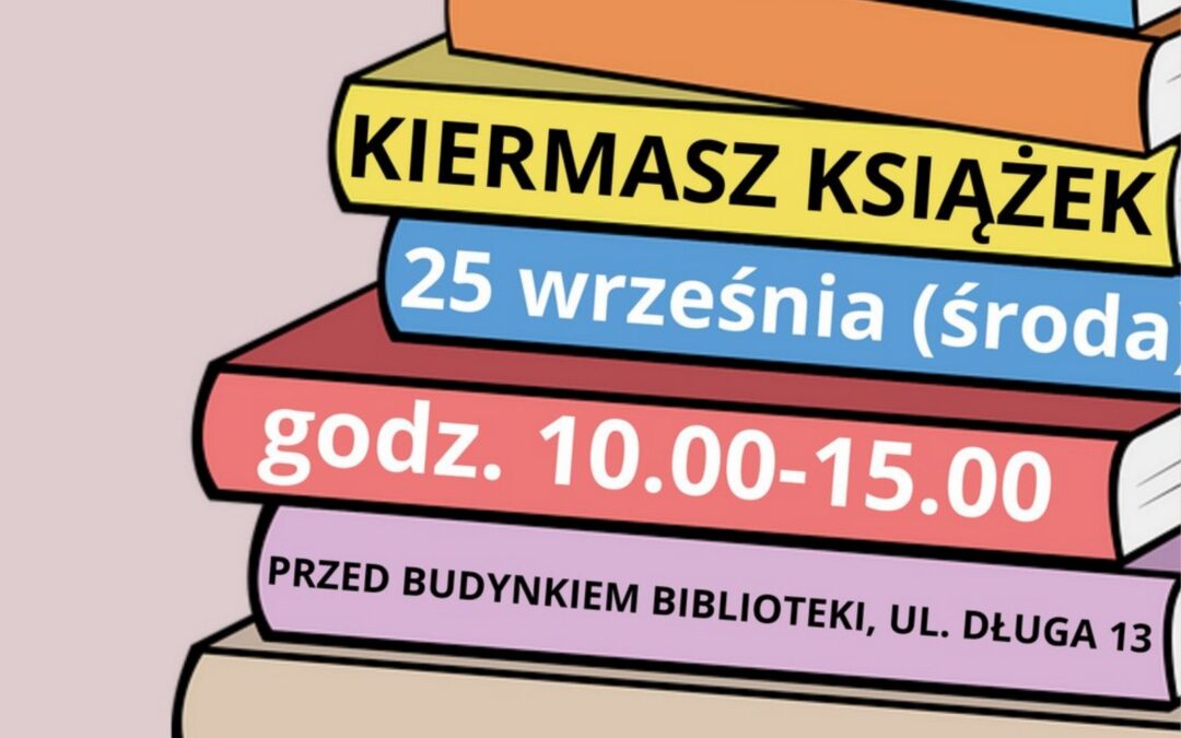 Kiermasz książek – 25 września (środa)