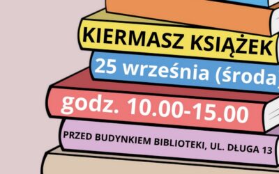 Kiermasz książek – 25 września (środa)