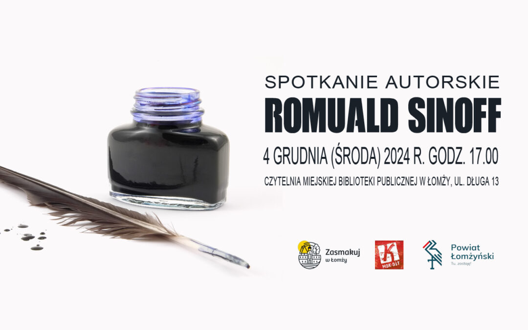 Romuald Sinoff – spotkanie autorskie