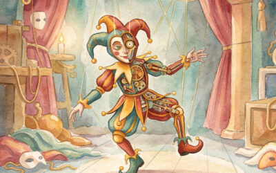 Magia teatru w Filii nr 1 – spotkanie z aktorami Teatru Lalki i Aktora w Łomży – Beatą Antoniuk i Piotrem Rodakiem!